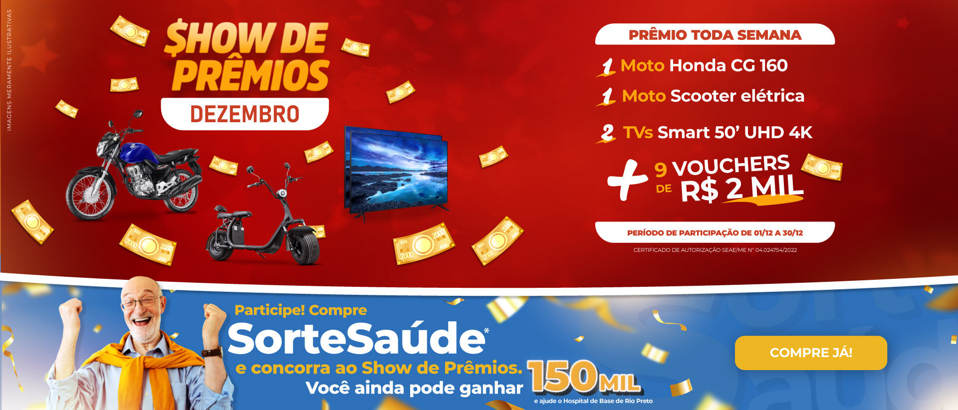 Show de Prêmios, prêmios toda semana